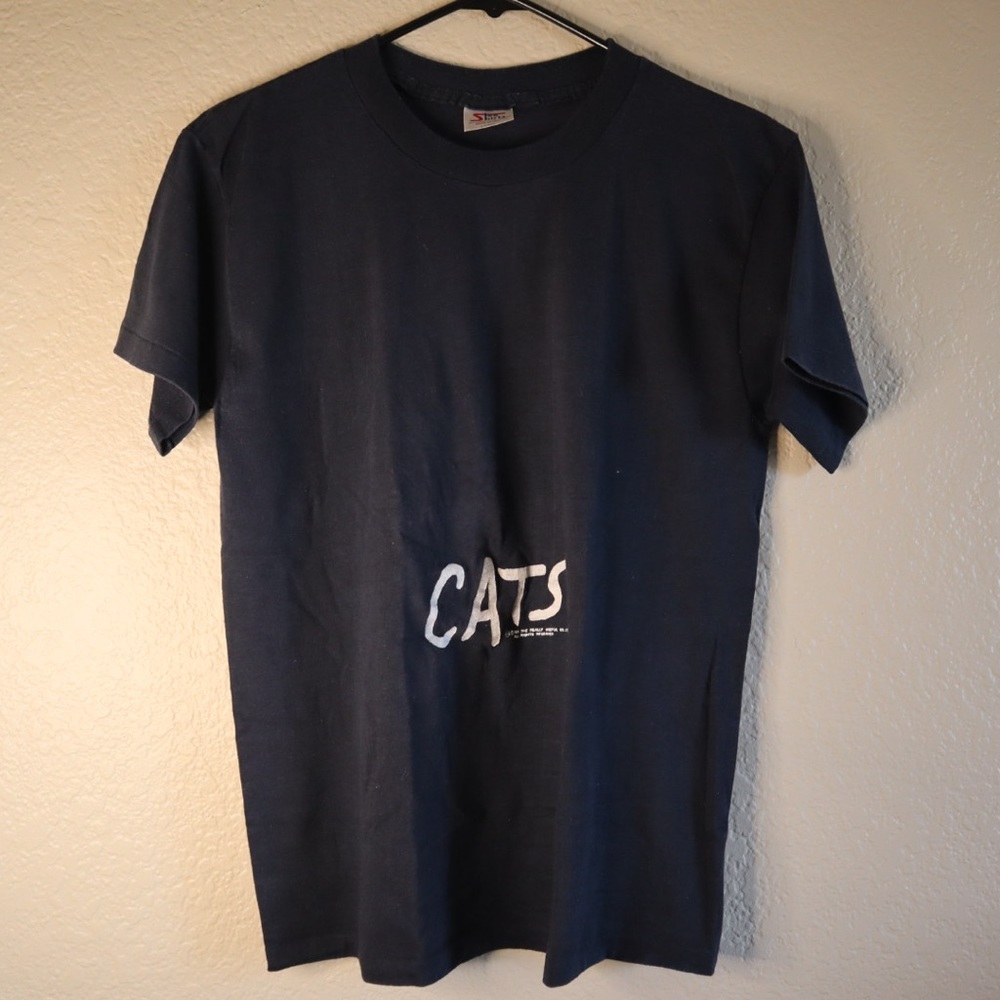 Cats musical show 1981 vintage tee single stitch